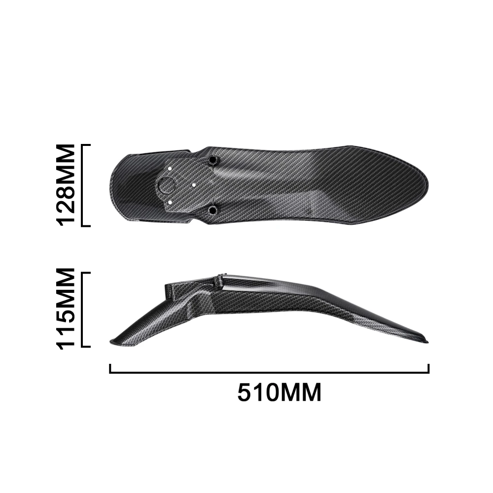 Motorcycle Front Fender Mudguard For Yozma IN10 Pro Wheel PP Protector Electric Dirt Pit Bike E-Bikes Tough Replacement Parts