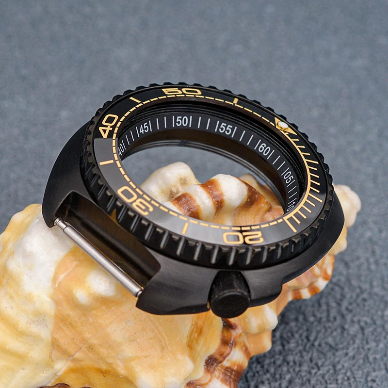 Seiko เคสใสด้านหลังพอดีกับ skx 6105 6309 NH36 NH35หอยเป๋าฮื้อเต่าญี่ปุ่นเปลี่ยนอะไหล่นาฬิกาเคลื่อนไหวอัตโนมัติ