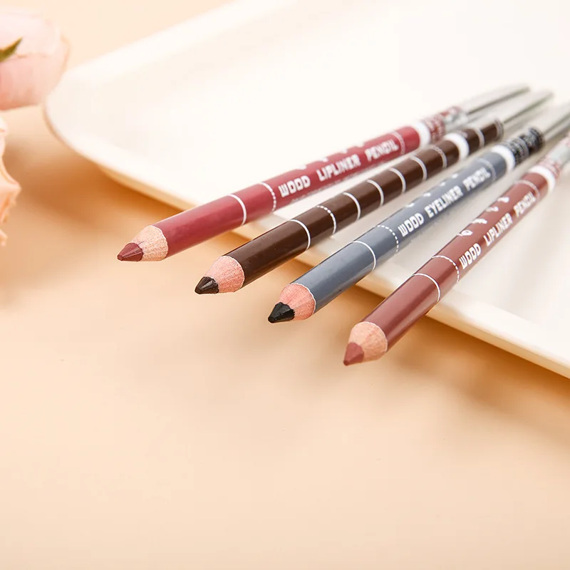 1PC Wood Professional Long Lasting Eyeliner Pencil Cosmetic Tool Makeup Lip liner Pen