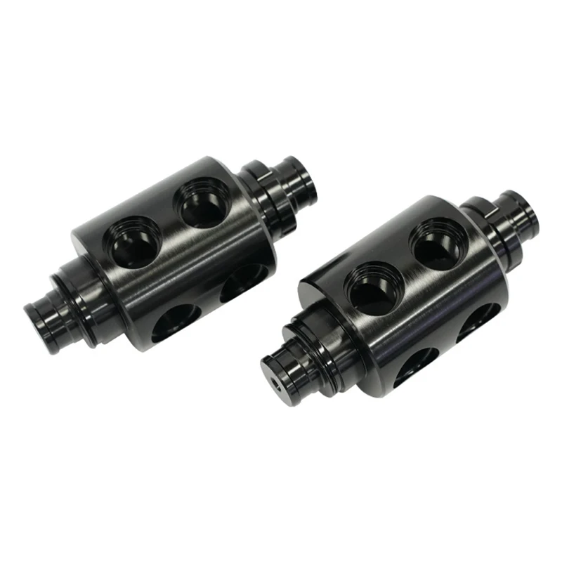 

Custom Precision CNC Machining Black Nickel Plated Stainless Steel Metal Valve Bodies