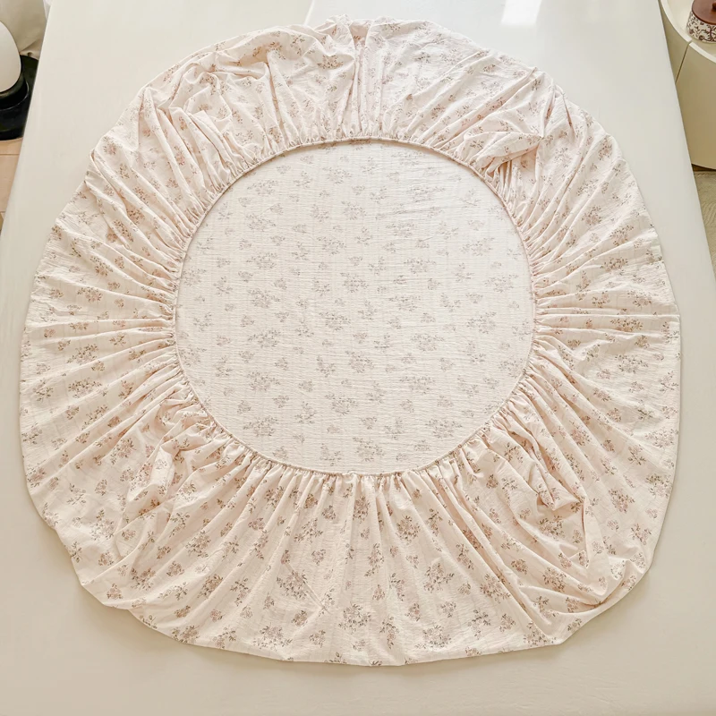 ملاءات سرير ناعمة على شكل زهور غطاء سرير أغطية سرير مرنة للمنزل ملاءة غير قابلة للانزلاق Postovolе (غطاء وسادة يحتاج إلى طلب)