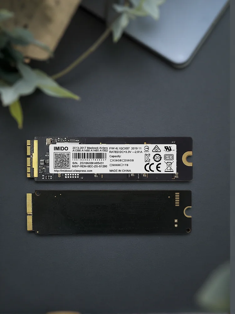 A1466 Mac Book Air A1466 SSD 2017 256GB 512GB 1T Również idealny do A1466/Pro A1502 A1398 Wewnętrzny dysk SSD 512G W zestawie z zestawami instalacyjnymi — zdjęcie produktu 7