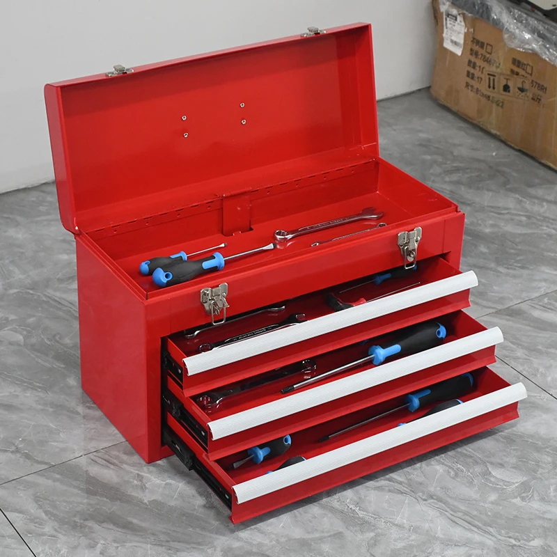 a forAluminum Waterproof Tool Storage Box with 3 Compartments Customizable for Garage & Industrial Use-Wholesale
