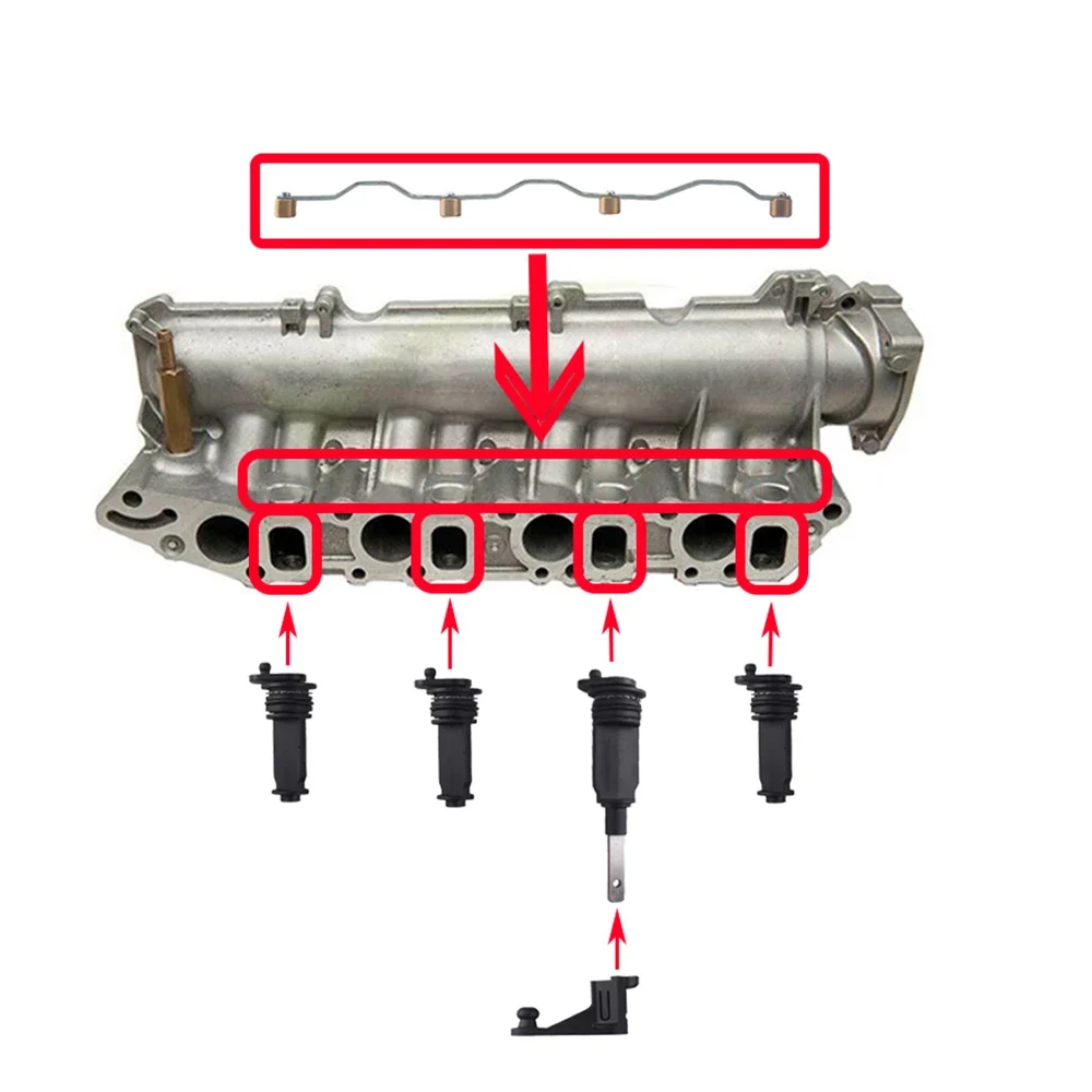 SAAB-colector de entrada VAUXHALL ASTRA H ZAFIRA B VECTRA C SIGNUM 1,9, aletas de remolino