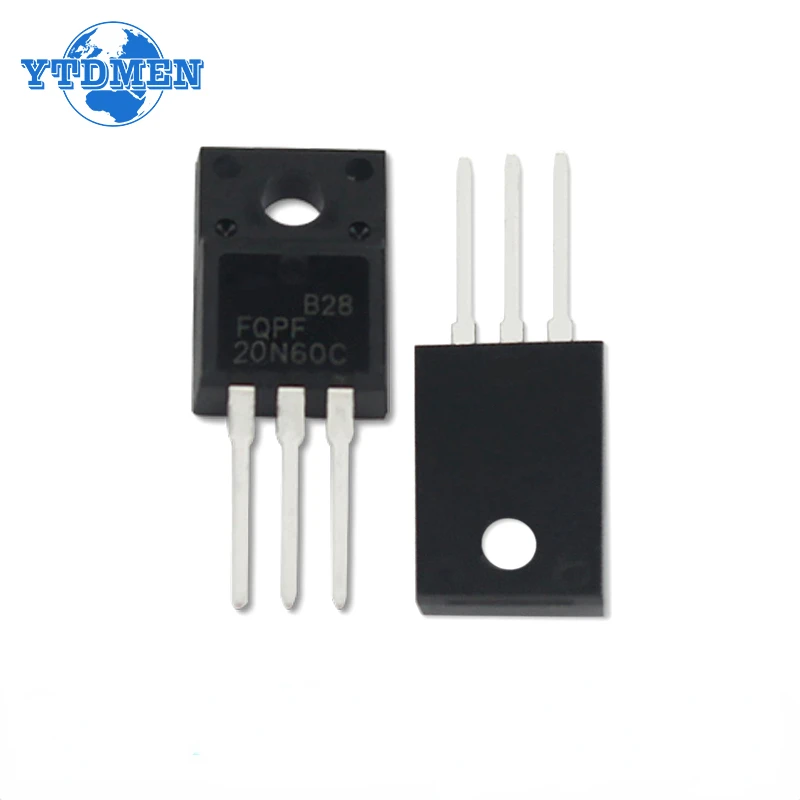 5PCS FQPF20N60C MOSFET Transistor FQPF20N60 TO-220F 20N60 20A 600V