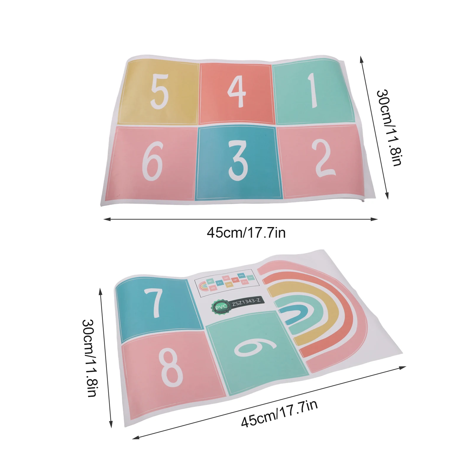 for educational Decals Number Wall Stickers For Kindergarten For Playroom Bubble-free Application Suitable For High-traffic