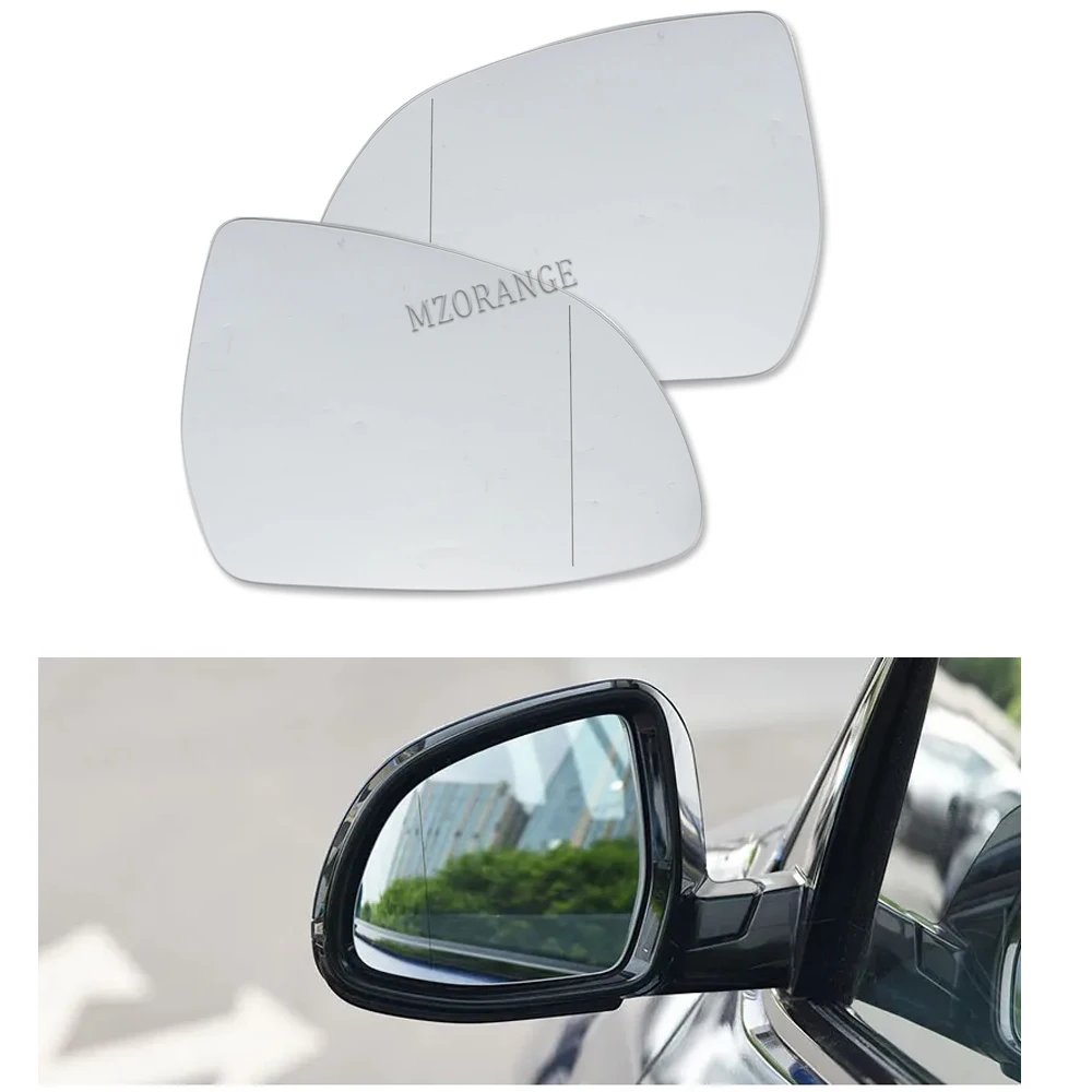 SIDE Mirror For BMW X3 G01 X4 F26 G02 X5 F15 G05 X6 F16 G06 2015-2019 Heated glass lens Wing Rear Mirror Glass Replacement