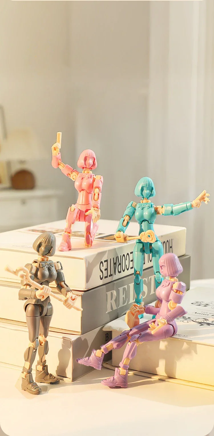 3D-Gedruckte Schaufensterpuppe Magische Schönheitsmädchen-Actionfigur Mehrfach Gelenkige Bewegliche Formwandelnde Roboter-Dekoration Geschenke – Detail 5
