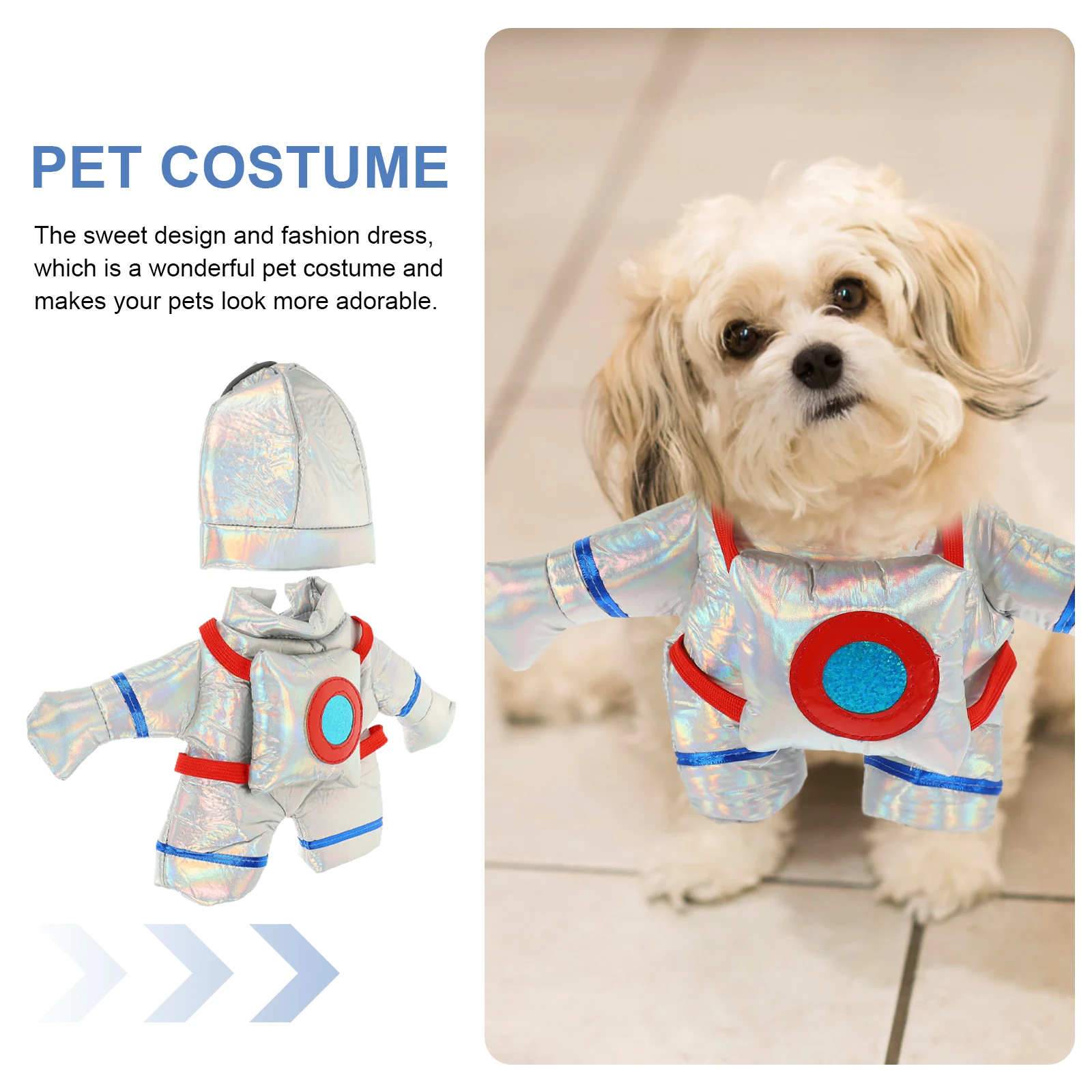 

Halloween Spaceman Wear Resistant Comfortable For Pet Parties Adorable Puppy Clothes Portable Dog Costume Household Puppy
