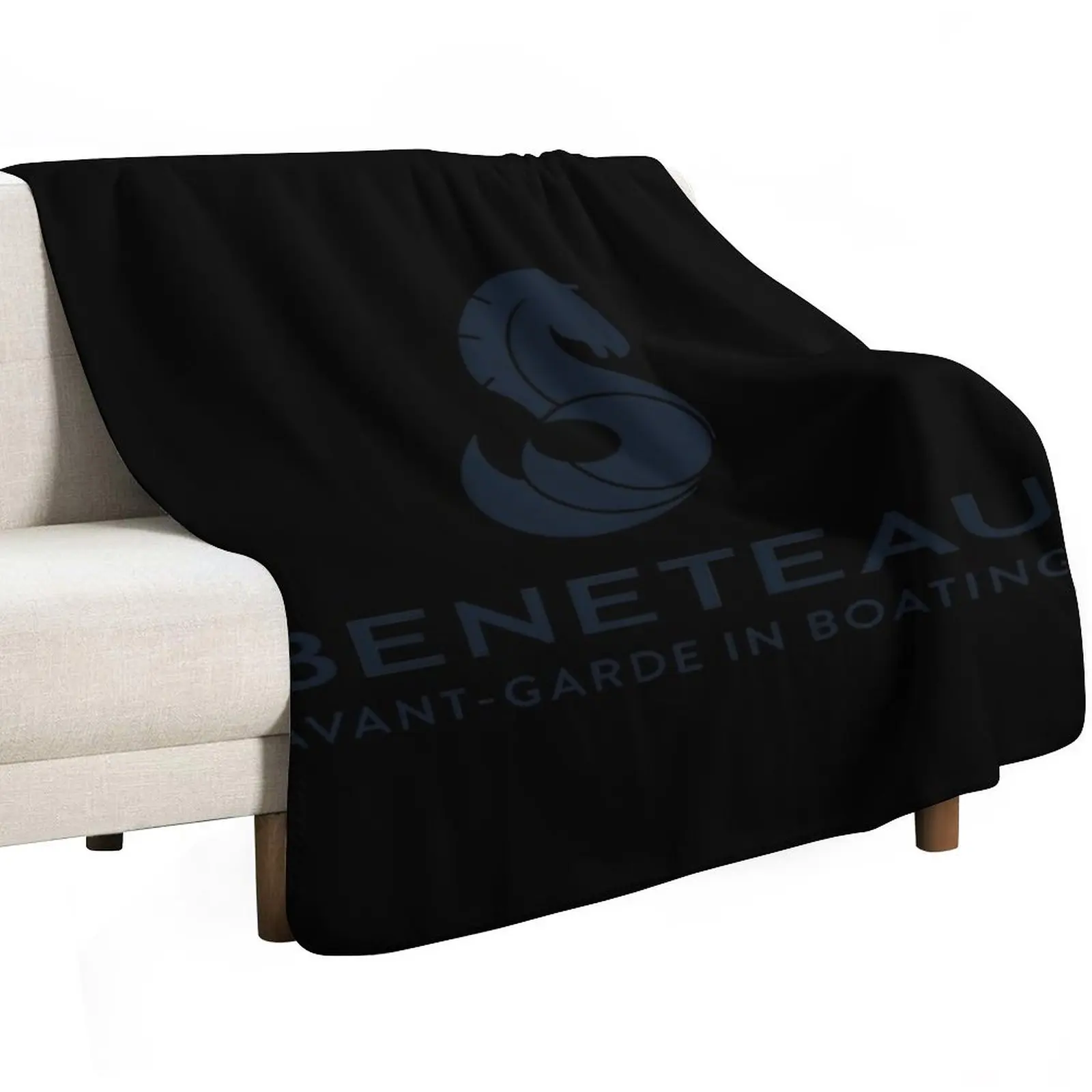 Beneteau Yachts Logo Fishing Boats Throw Blanket Cute Plaid for babies Sofa Throw Single Extra Large Throw Flannels Blankets