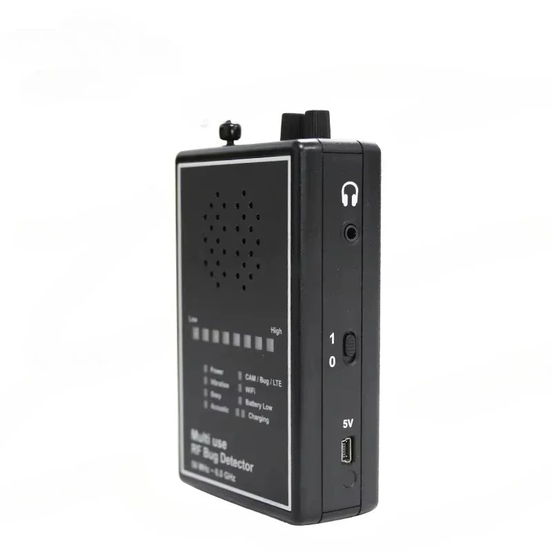 Hot Sale Small Spy Camera Detector 50 MHz ~ 6.0 GHz Range Wireless Bug Finder WiFi Connectivity Spy Wireless Voice Recorder