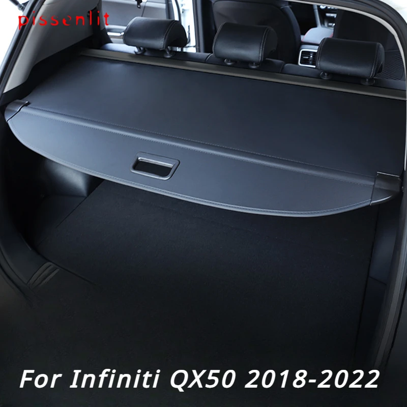 

Багажник багажник для Infiniti QX50 2018-2022 защитный щит задняя багажная занавеска Выдвижная перегородка конфиденциальность автомобильные аксессуары