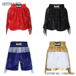Fight Kickboxing Pants Custom Boxing Shorts Men Women Kids Personalized Muay Thai Shorts Cage Fighting Wrestling Training Trunks