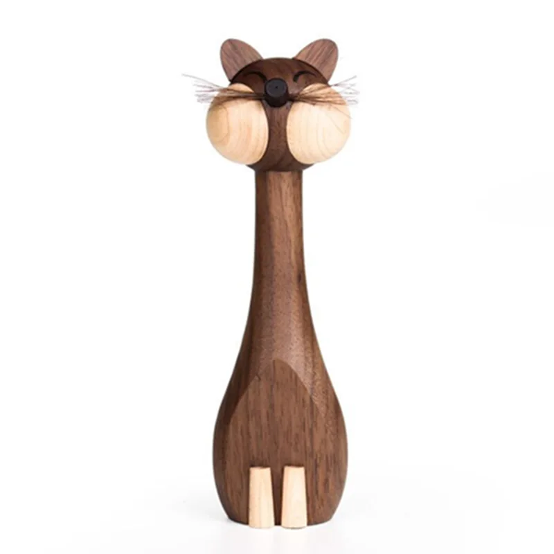 Wooden Decorations Cat And Mouse Room Ornaments For Men Gift For Boyfriend Girlfriend living Room For Home A Birthday Present