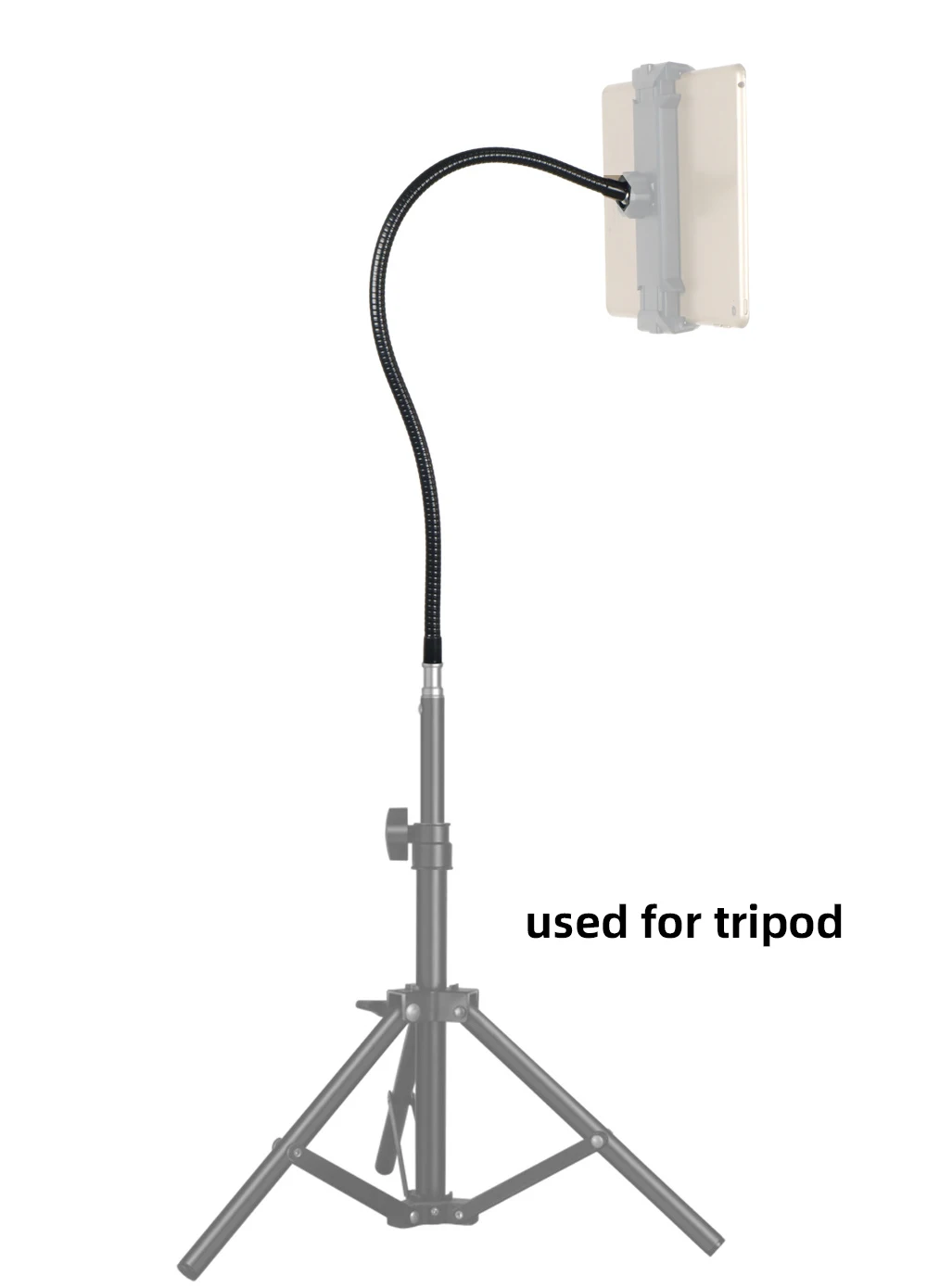 Flexible Metall Schwanenhals Rohr Einbeinstativ Selfie Stick Ständer Halterung für Gopro Hero DJI OSMO SJcam Kamera Stativ Handys – Detail 7
