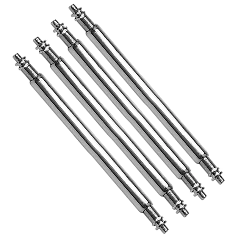 หมุดสายนาฬิกา4ชิ้นเหมาะสำหรับนาฬิกาแบบดั้งเดิมและสมาร์ทวอทช์หนา1.45มม. ใช้แทนกันสนิม