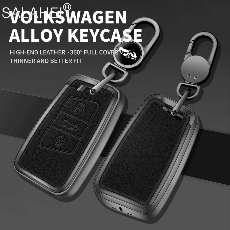 Car Smart Remote Key Fob Case Cover For VW Volkseagen Passat B8 Magotan For Skoda Superb A7 Kodiaq Seat Keychain Accessories