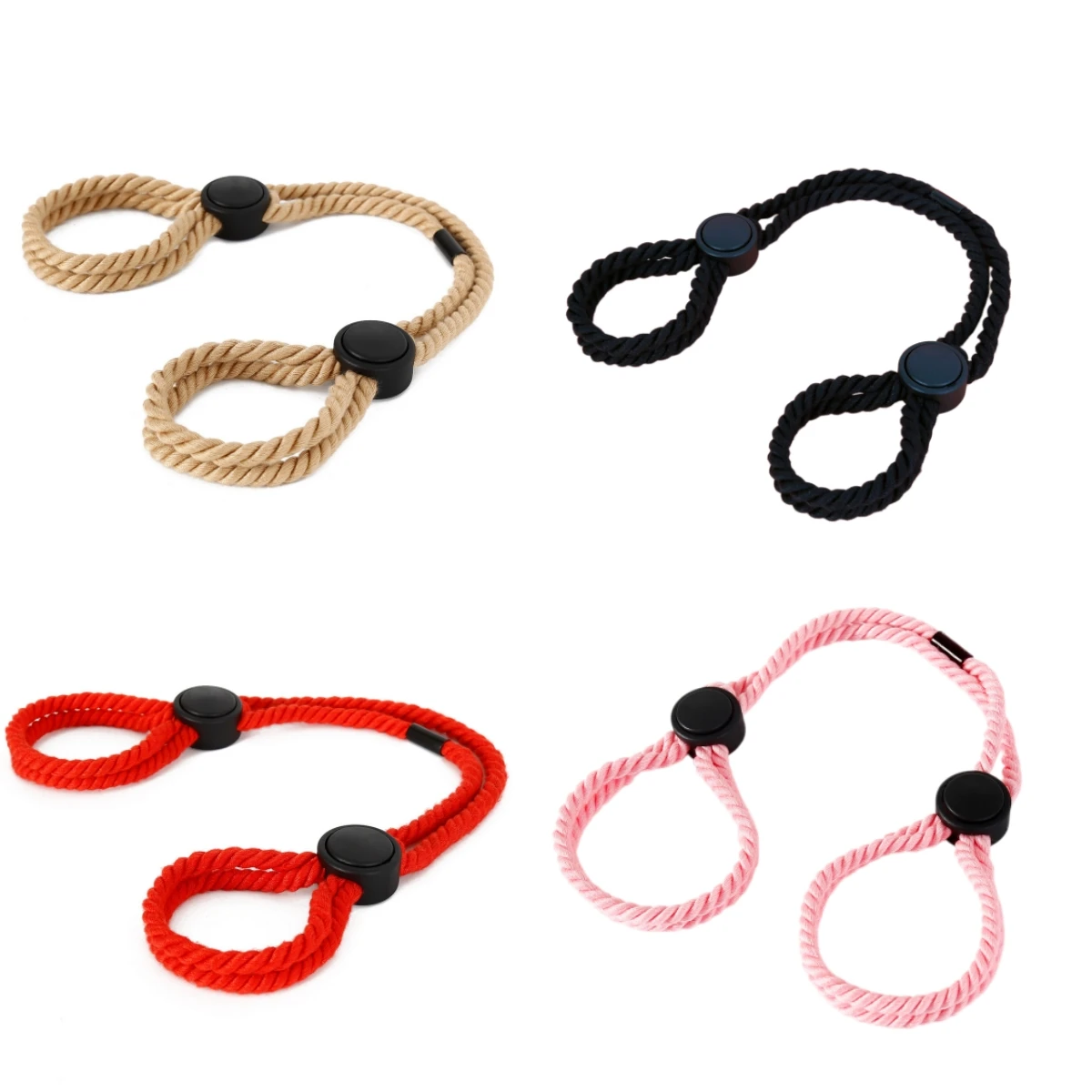 Fashion High-Quality Cotton Rope Handcuffs And Leg Cuffs Multi-functional Stage Props for Party Game Cosplay