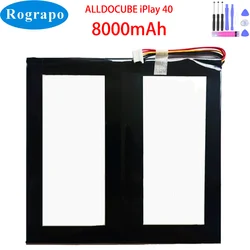New 3.8V 8000mAh Tablet PC Battery For ALLDOCUBE CUBE iPlay 40 iPlay40 Rechargeable Accumulator