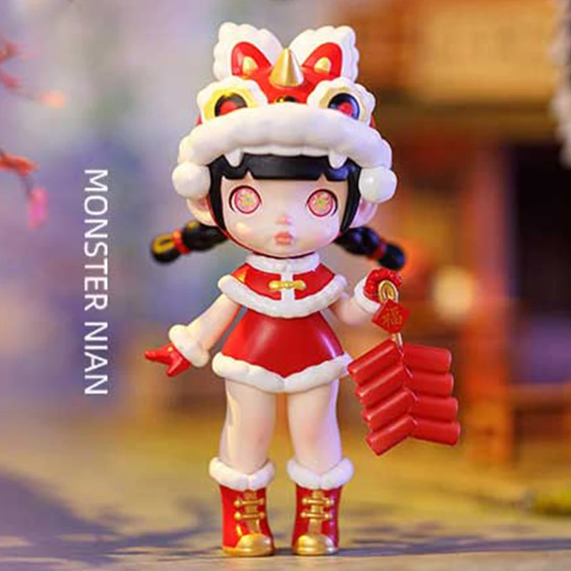 Toycity ماركة "Laura النمط الصيني" سلسلة صندوق أعمى اللعب البلاستيكية عمل الشكل أنماط عشوائية صندوق غامض هدايا عيد ميلاد الأطفال