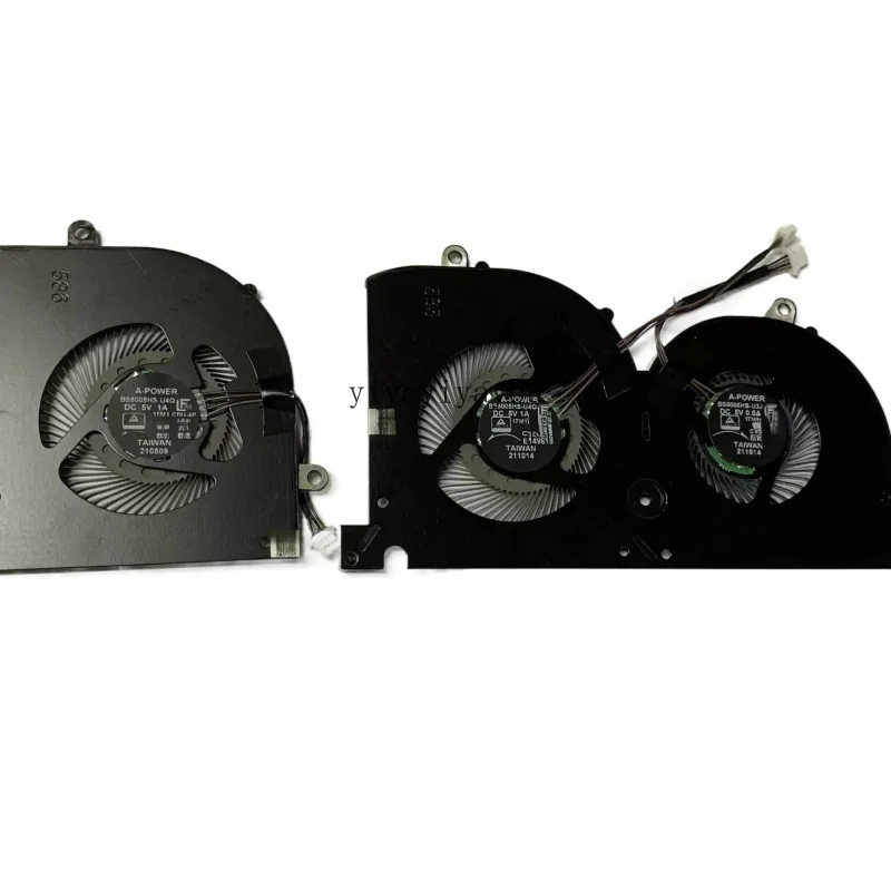 Laptop CPU GPU Cooling Fans For MSI GS76 WS76 Creator 17 GS76 Stealth 11UE 11UG 11UH Cooler Fan MS-17M1 17M1-CPU BS5005HS-U4Q