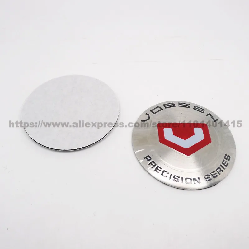 4pca 45mm 50mm 56mm 60mm 65mm Vossen Wheel Cap Sticker Emblem Badge Car Rim Decal