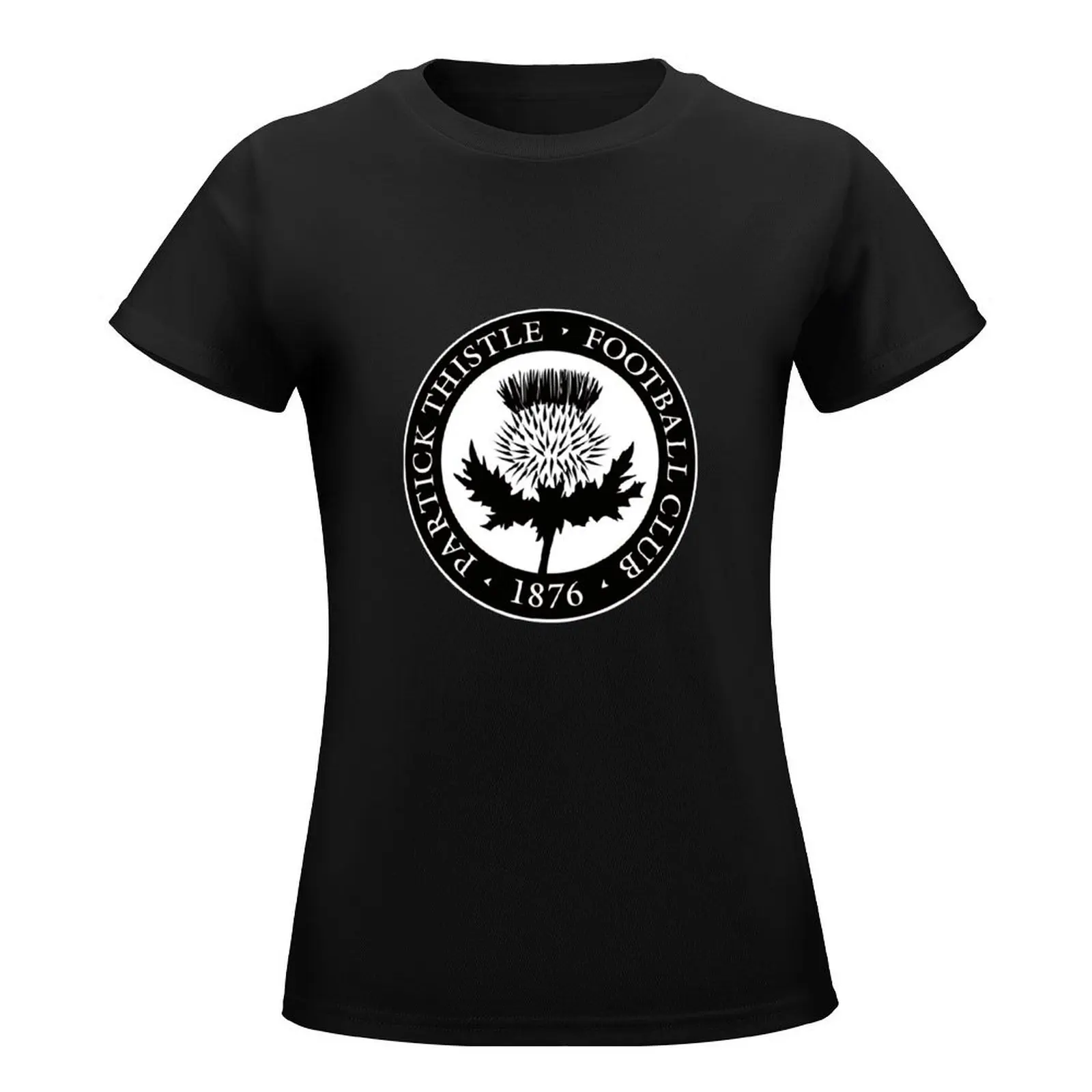 Partick thistle scottish football sports fans T-Shirt shirts graphic tees plain tshirts woman