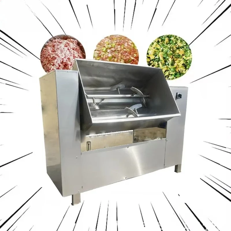 

Beef and pork filling small sausage commercial minced meat mixer