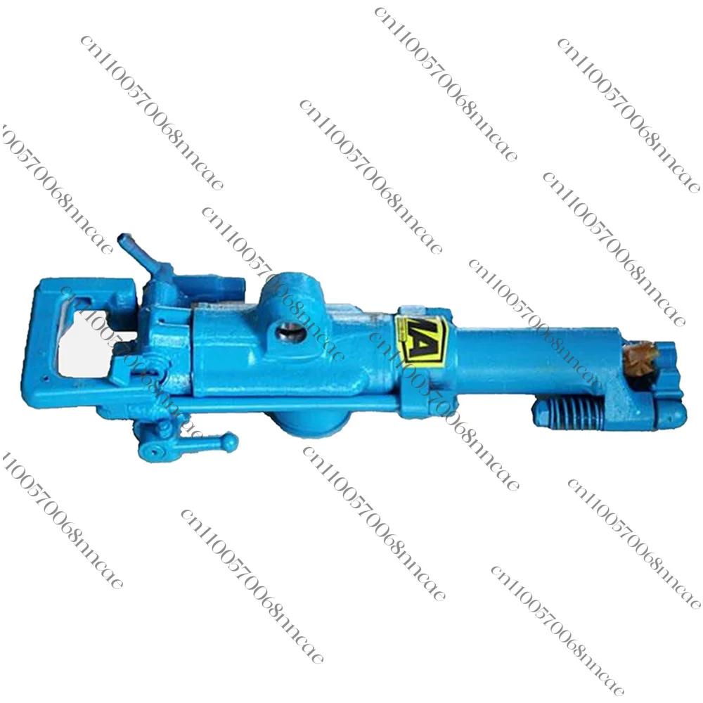 Pneumatic Rock Drill w/ Air Leg, Hand-Held Air Jack Hammer for Granite Sandstone Quarry Mining Tunnel & Concrete Demolition