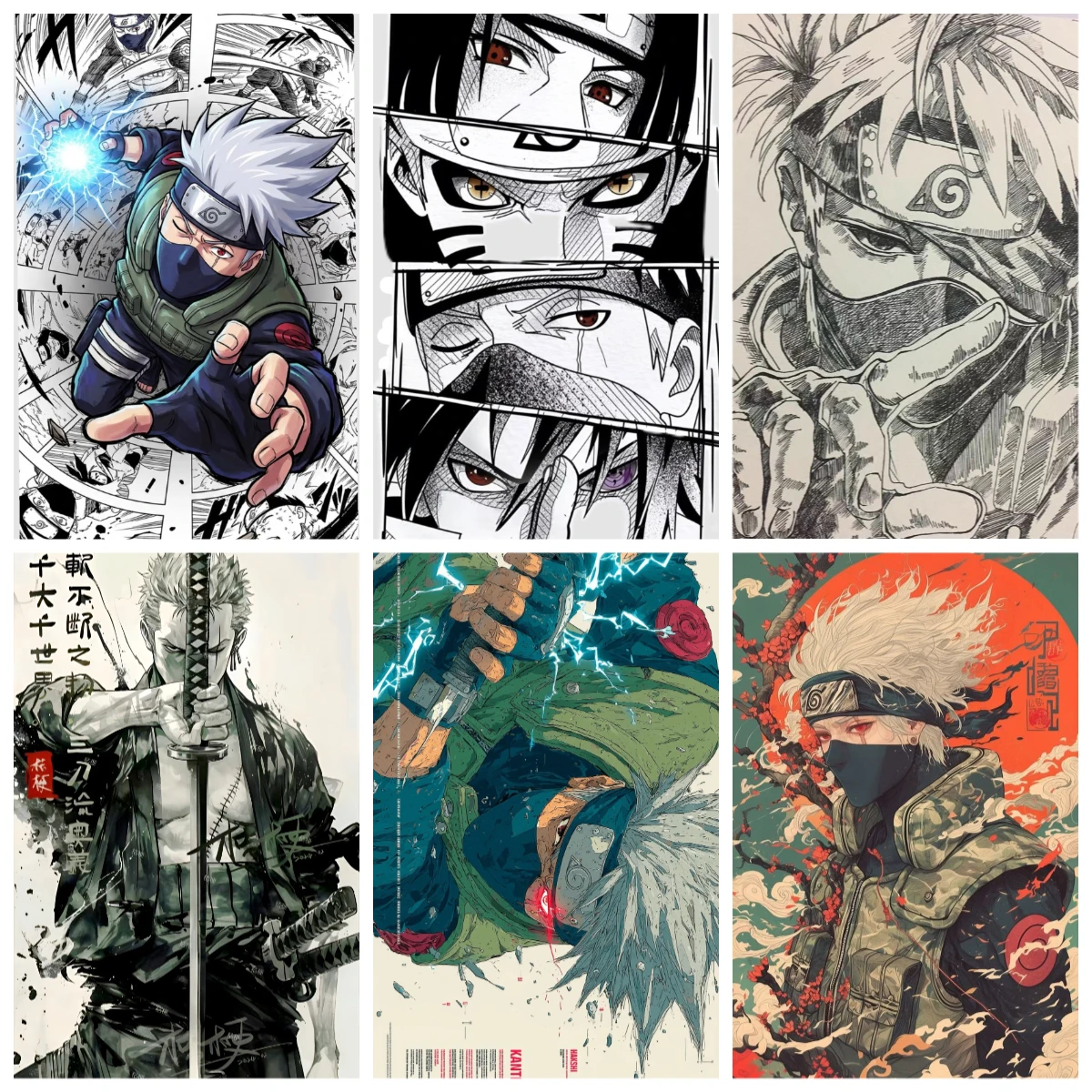

500/1000pcs Adult Jigsaw Puzzles Naruto Suitable for Adults & Families - Challenging Large Pieces, Portable