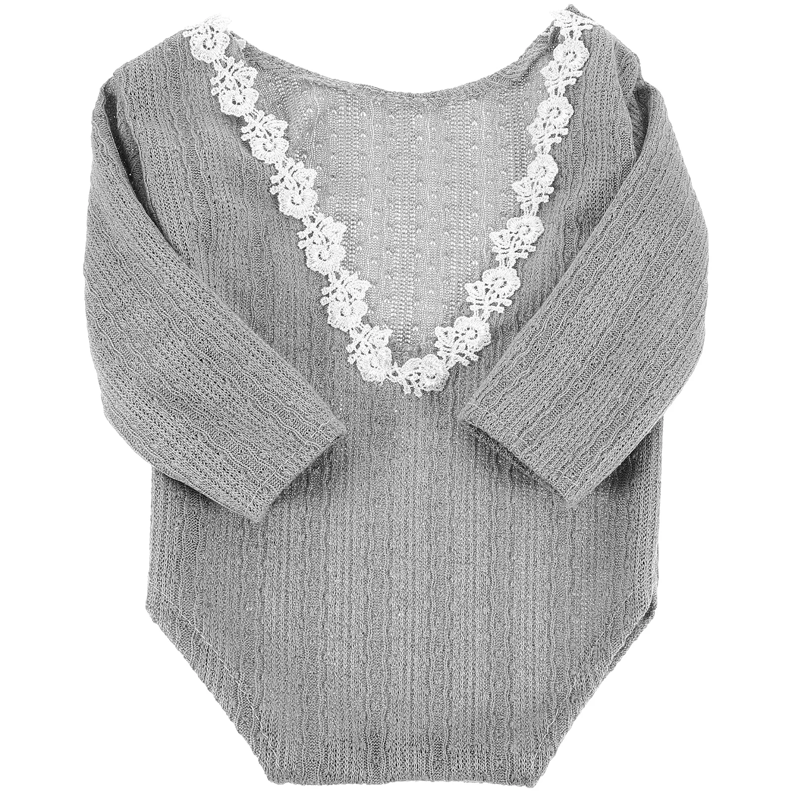 

Newborn Romper Baby Photo Clothes Long Sleeve Pink Infant Outfit Photography Props Safe Material Comfortable Wear