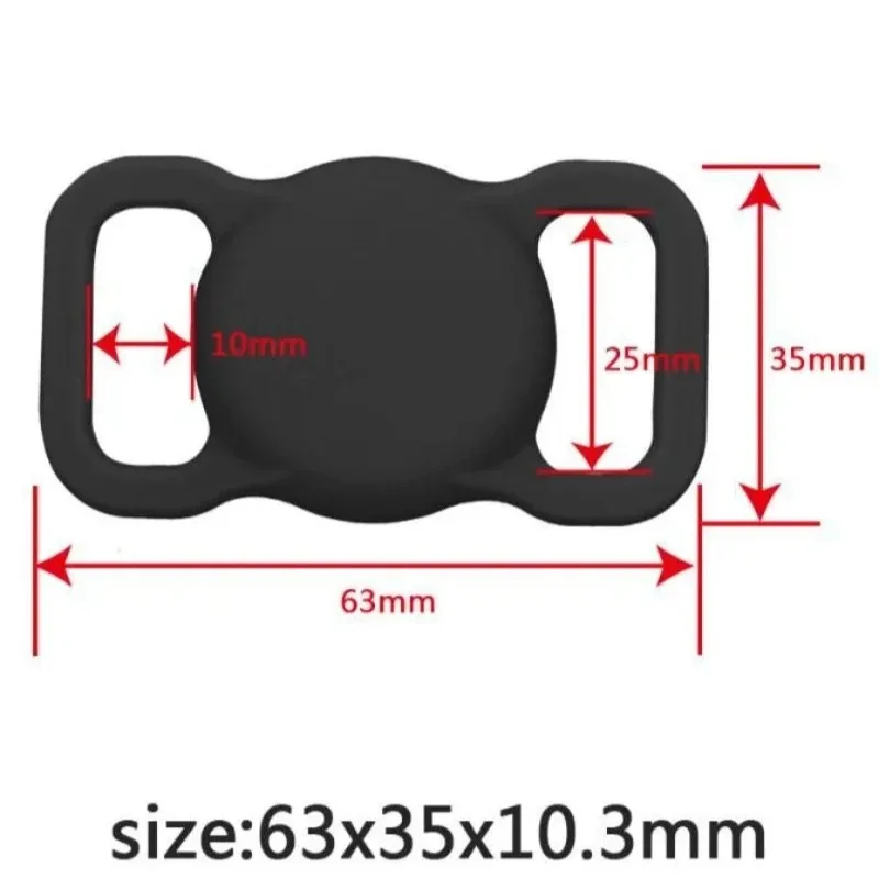 완전 보호 애완동물 실리콘 케이스, Apple AirTag용 – 애완동물용 분실 방지 GPS 목걸이 추적기 액세서리