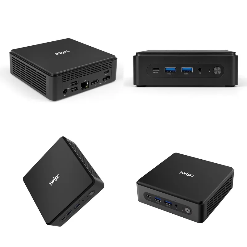 JWIPC N95 Mini PC 12th Gen WiFi6 4 Cores 4GB DDR4 128GB SSD NUC Box New Business Use Windows 11 3-Year Warranty