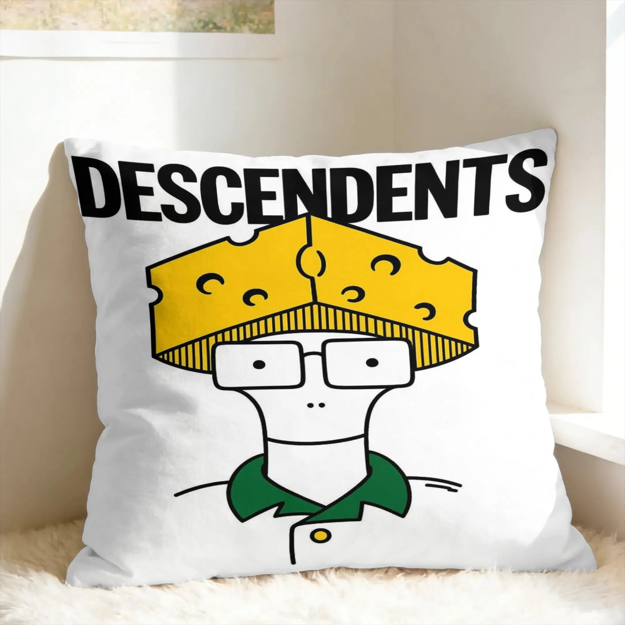 Descendents Milo Goes to College Pillow Cover  Print Cushion Cover Cute Funny Pillow Case For Sofa Car Home Decor