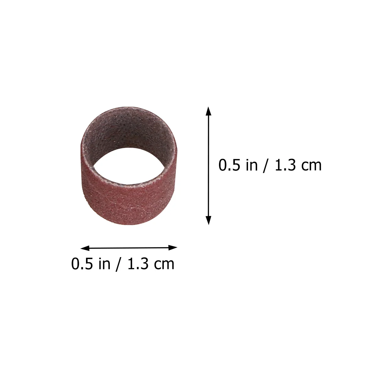 

64pcs Pet Manicure Sanding Rings Cloth 3.17Mm Connectors For Grinding Polishing Durable Abrasive Paper Pet Grooming Tool