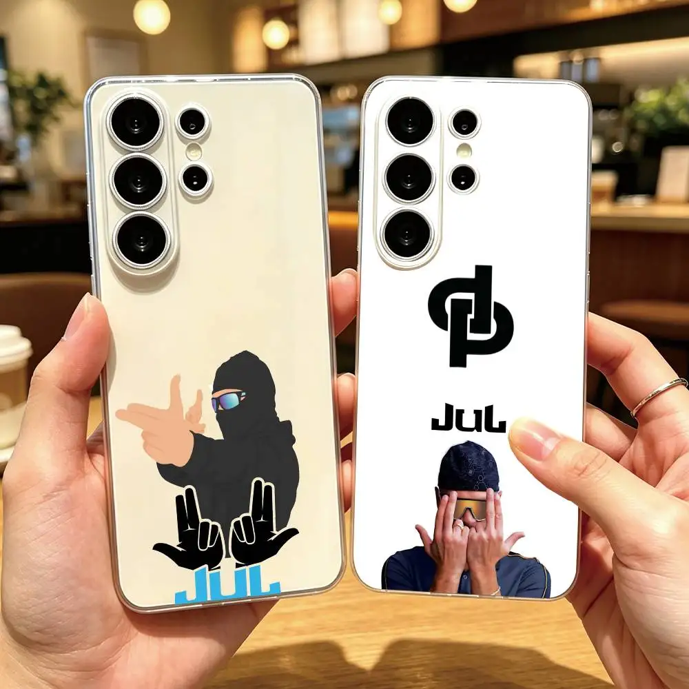 Rapper Julien Mari Jul Phone Case For Samsung S25,S24,S21,S22,S23,S30,Ultra,S20,Plus,Fe Transparent Cover Gift