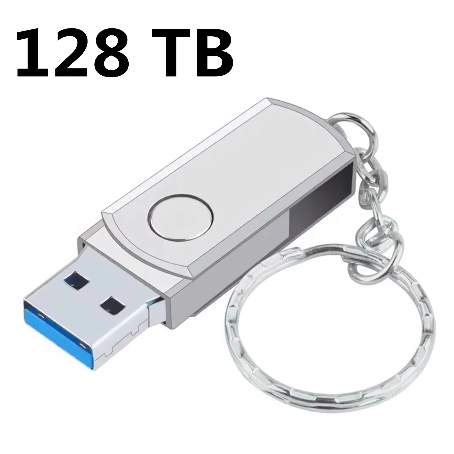 2024 New Usb 3.0 128TB High Speed Pendrive 64TB Metal Cle Usb Flash Drive 32TB 16TB Portable SSD Memoria Usb Pen Drive