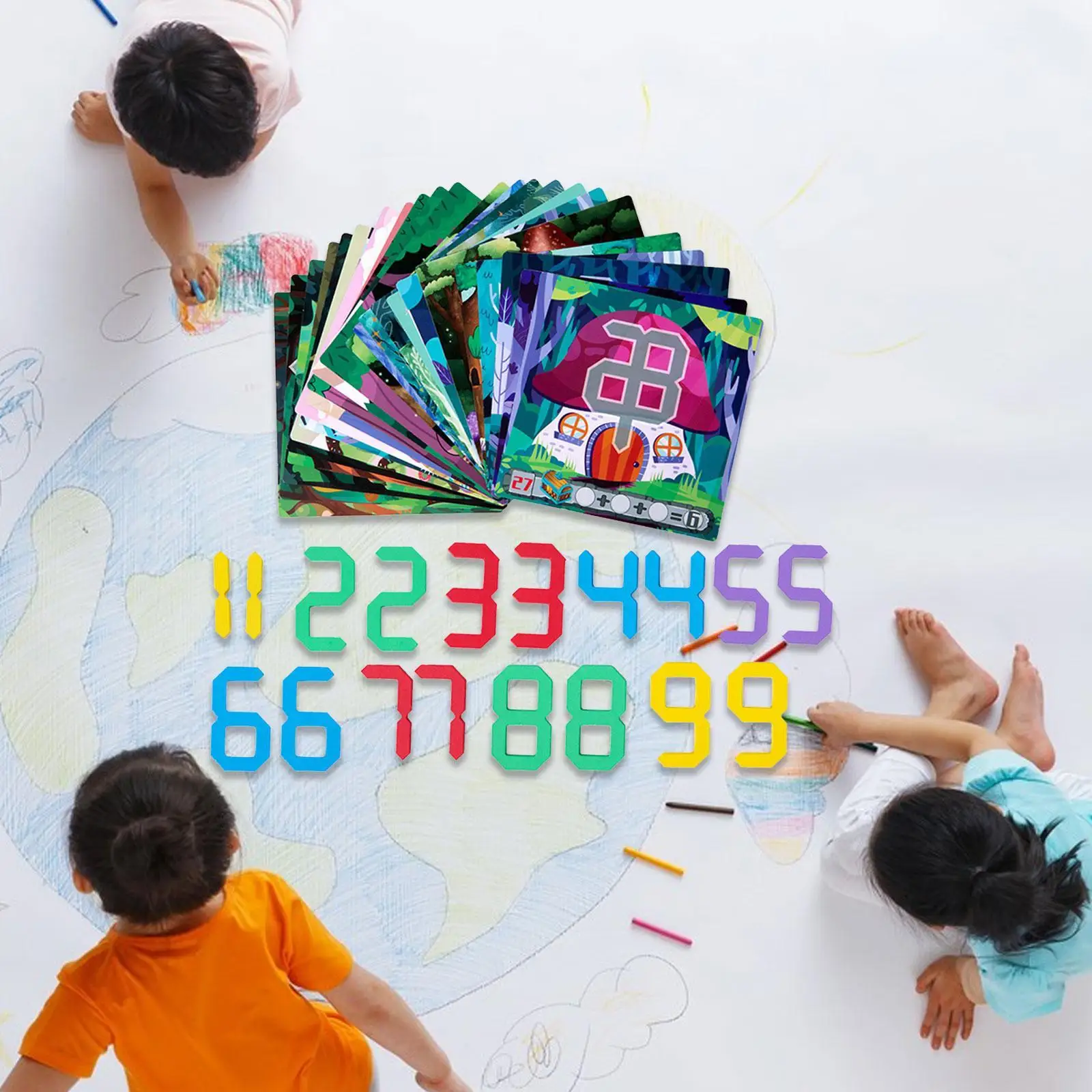 Strumento didattico educativo per giochi di puzzle con decrittazione digitale per bambini