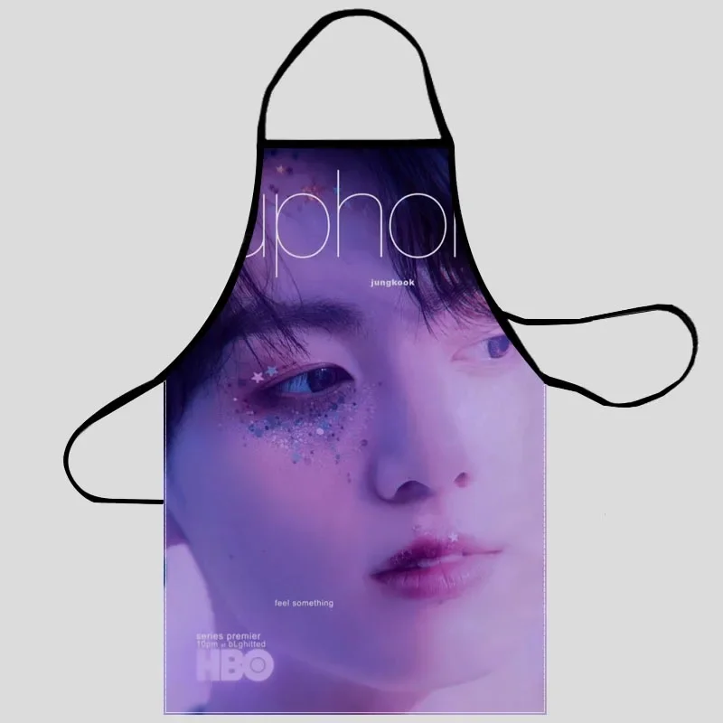 

Фартук для кухни новой молокости Kpop, фартуки для женщин, ткань Оксфорд, чистящие передники, домашнее приготовление еды