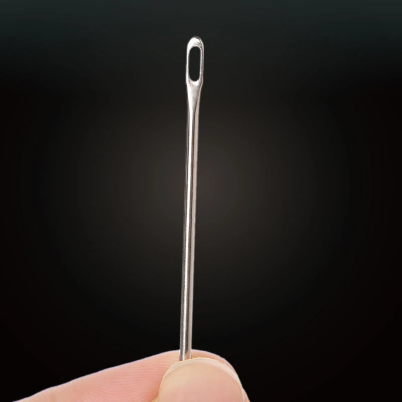 Double Eyed Transfer Needle 4.5mm Standard Gauge Knitting Machine Ribber for Home Decoration Straight Hand Needles