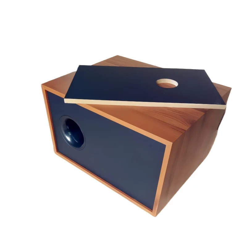 

5.25-inch 123mm Subwoofer Empty Box,DIY Woofer Housing,1Piece Bass Speaker Box,Wooden Sound Box,Customizable Hole Diameters