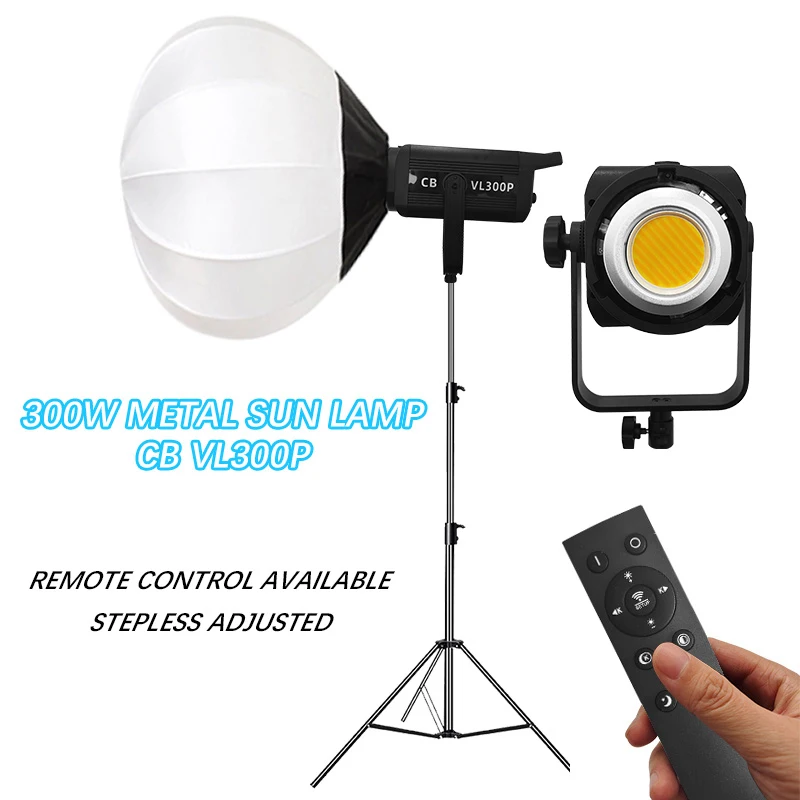 YYHC-Hot sale high speed 300w Led Video Light 6800k Continuous Dimmable Photography Lamp Photo Studio Daylight Lighting