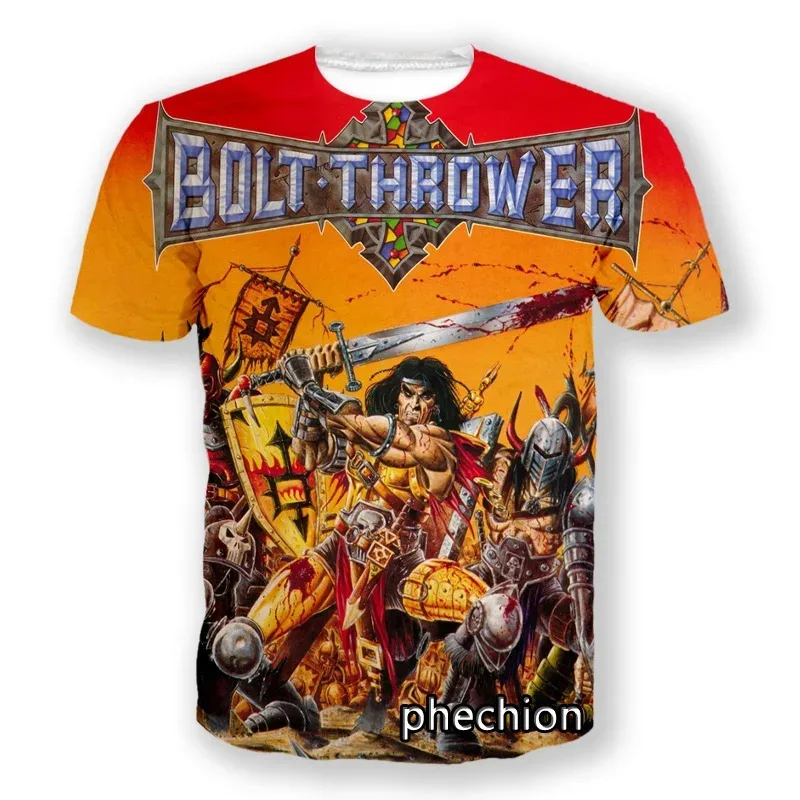 

Classic Death Metal Band Bolt Thrower 3D Printed Men Women Short Sleeves T-shirts Fashion Summer Vintage Hip Hop Street Tees Top