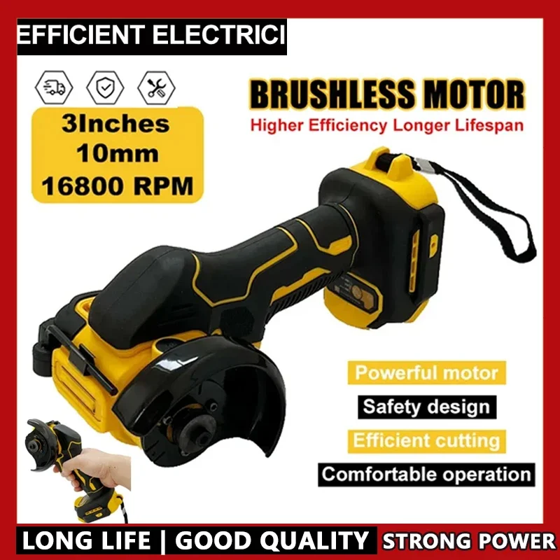 

Подходит для аккумуляторной 3-дюймовой мини-угловой шлифовальной машины DEWALT — электрический шлифовальный станок для резки и полировки для электроинструментов с аккумулятором 20 В