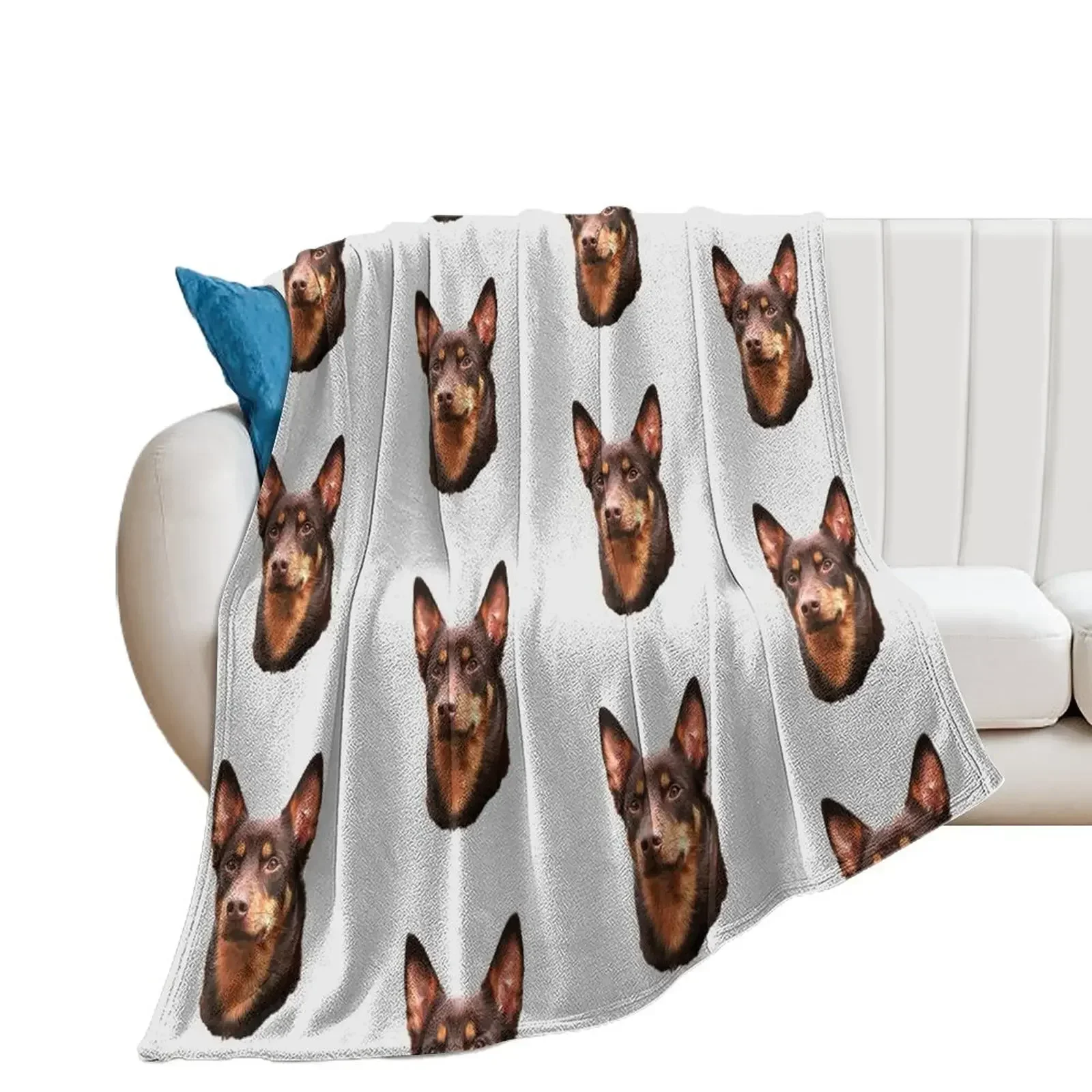 

Kelpie - Australian Kelpie Throw Blanket Hair christmas decoration Blankets