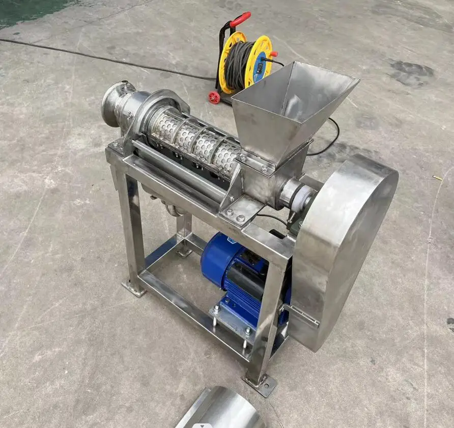 Stainless Steel Industrial Screw Juicer Extractor Machine for Fruit, Watermelon, Mango & Crushing