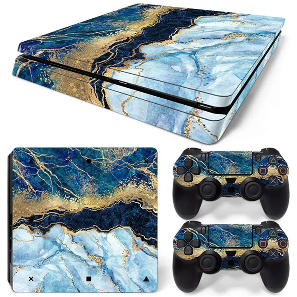 Marble designs  Best Sell Design Skin Sticker for PS4 Slim Console and Controllers