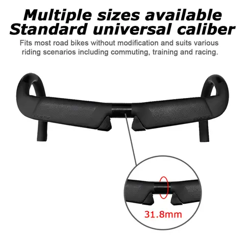 T1000 Full Carbon Fiber Road Bike Handlebar Sports Bicycle Handlebars Aero Drop Bar Road Bike Accessories 31.8 X 400/420/440mm