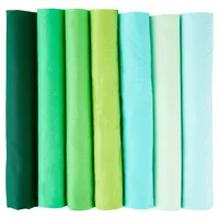 7PCS 25 x 25cm/50 x 50cm Squares Cotton Craft Plain Fabric Cloths for DIY Bundle Patchwork Quilting Sewing Scrapbooking Artcraft 3