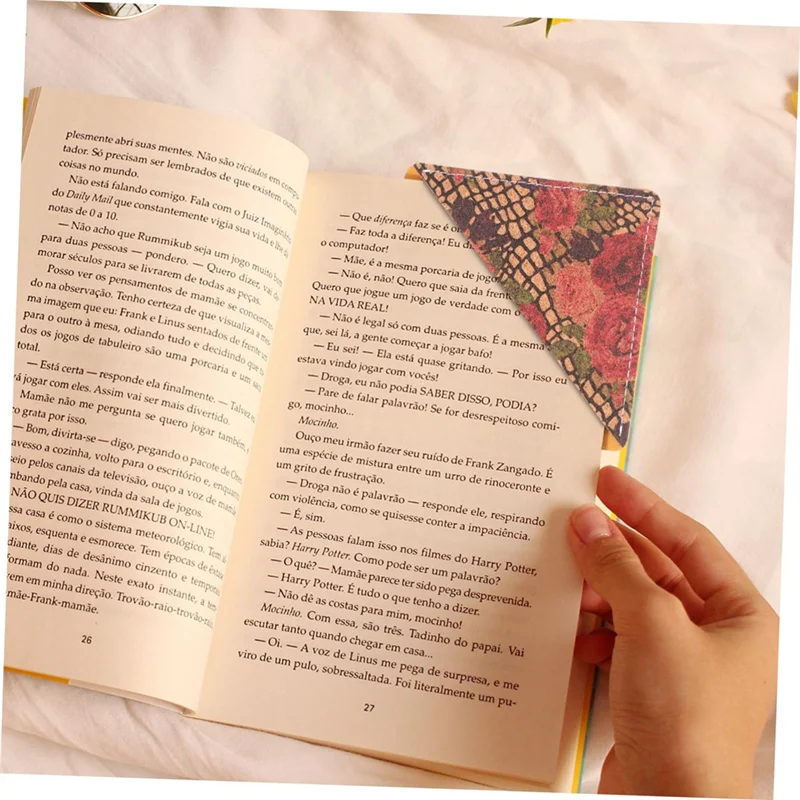Flower Page Corner Cute Corner Bookmark Flower Corner Bookmark Cute Flower Bookmark Triangle Corner Bookmark